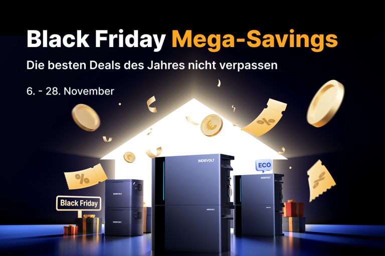 Indevolt 2025 Black Friday Einkaufsführer | Angebote sind da: Frühbucherpreise, Mitgliedschaftsvorteile und tägliches Glücksrad