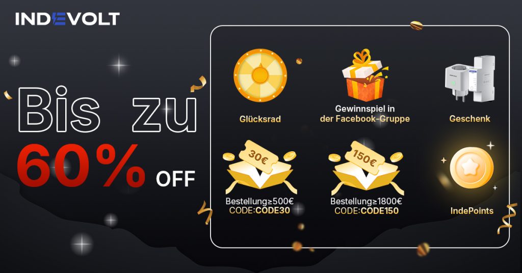 Indevolt 2025 Black Friday Einkaufsführer | Indevolt‑Angebote sind da: Frühbucherpreise, Mitgliedschaftsvorteile und tägliches Glücksrad 1 Indevolt‑Angebote